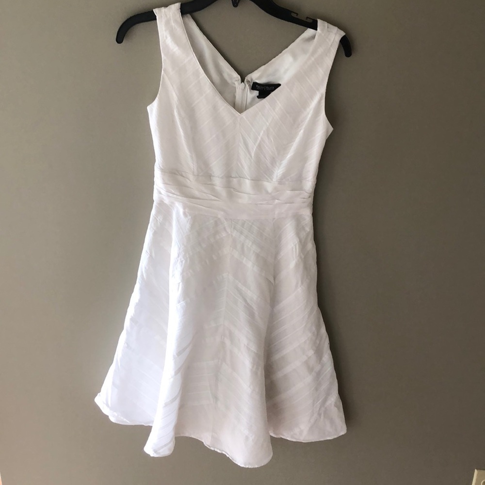 White House Black Market white dress